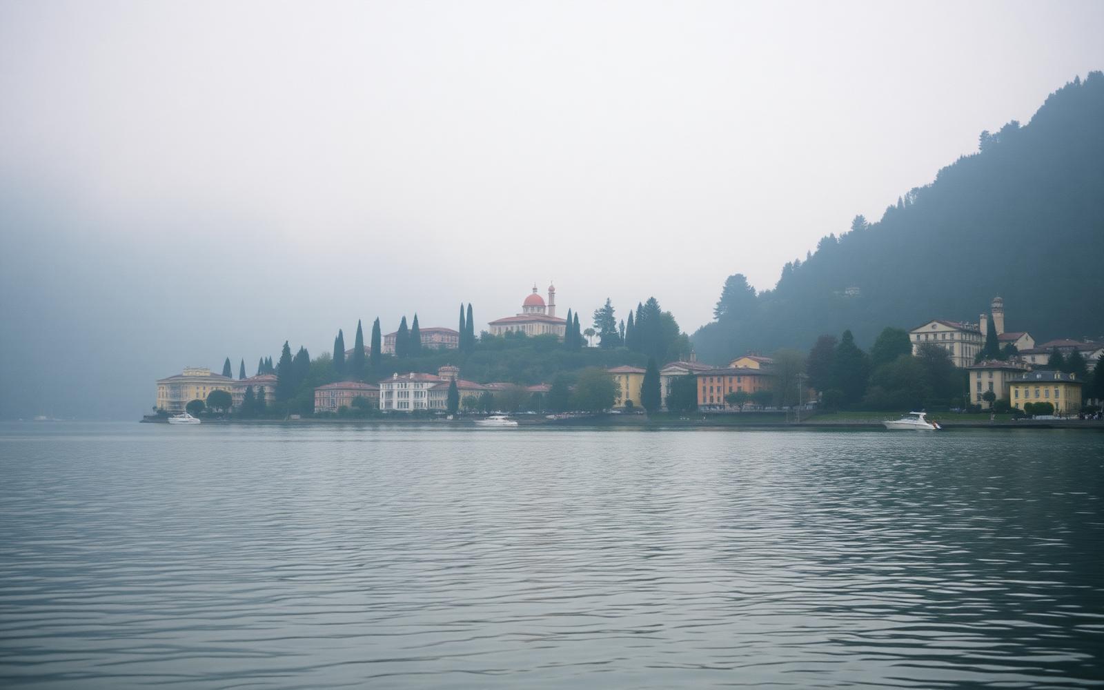 Lake Como shoreline